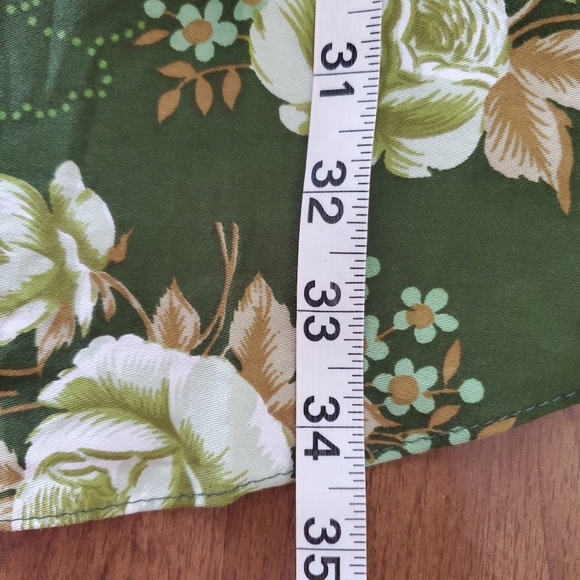 Vintage Design House Apron Oshare Kappogi Floral Cottagecore Retro Fall 60s 70s - Picture 5 of 11